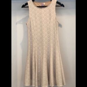 NEW alya eyelet fit and flare dress